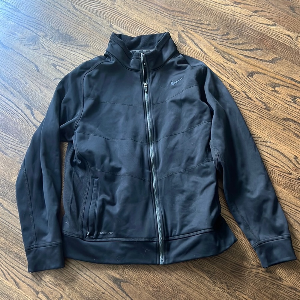 Nike Therma Fit Black Zip Up Jacket - L